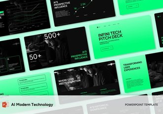 人工智能现代技术PPT模板 - 顶尖PPT