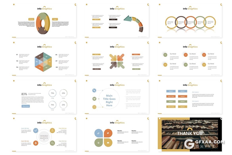 30页图书馆宣传介绍推广PPT模板5种主题配色 - 顶尖PPT