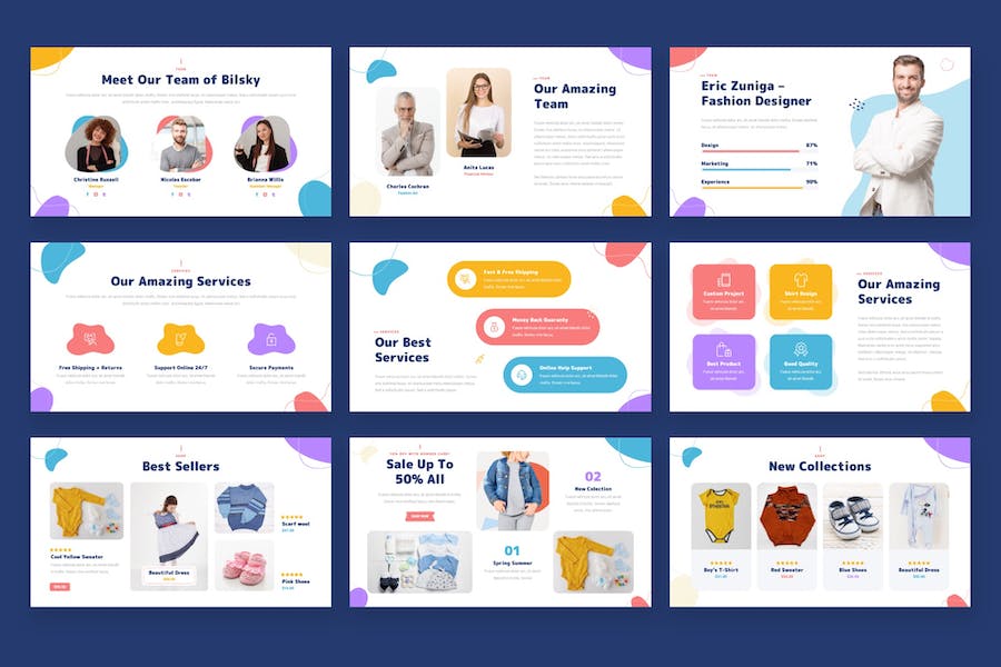 时尚儿童启蒙教育培训keynote模板 - 顶尖PPT