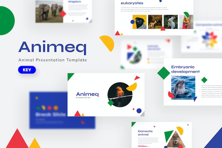 趣味动画风流程Keynote模板 - 顶尖PPT