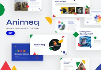 趣味动画风流程Keynote模板 - 顶尖PPT