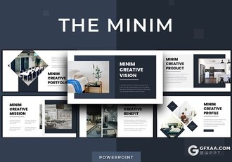 30页5种主题配色室内装修设计行业PPT模板 - 顶尖PPT