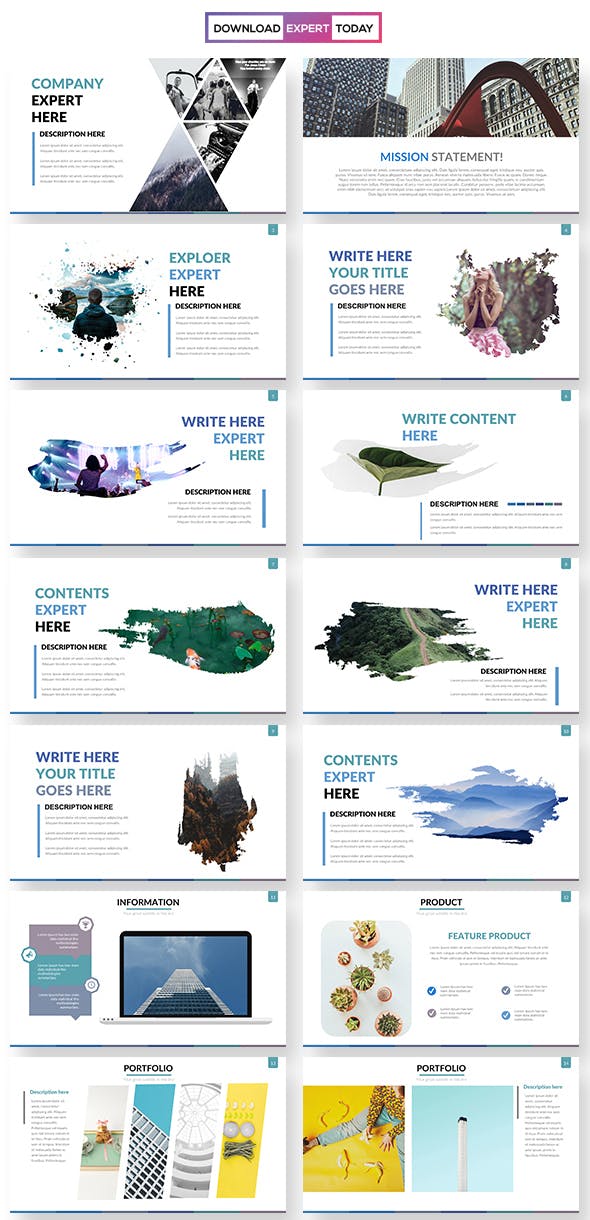 专家咨询服务推广Keynote模板 - 顶尖PPT