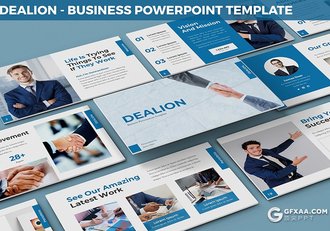 30页欧美风格企业团队介绍项目合作商务通用PPT模板3种主题配色 - 顶尖PPT