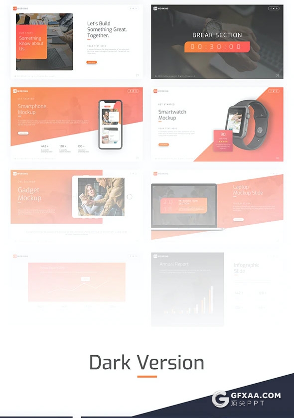65页国外高端工作项目合作工作计划汇报多用途PPT模板11种主题配色 - 顶尖PPT