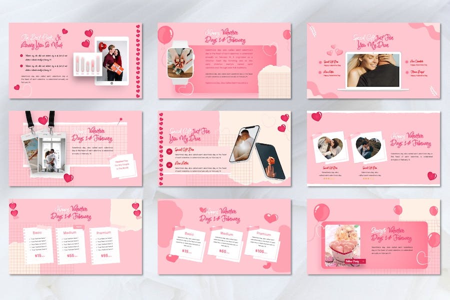 情人节营销活动推广策略方案Keynote模板 - 顶尖PPT