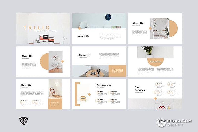 31页极简国外风格时尚服装秀男人装模特写真keynote模板 - 顶尖PPT