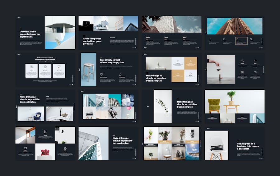 业务合作品牌展示PPT模板 - 顶尖PPT