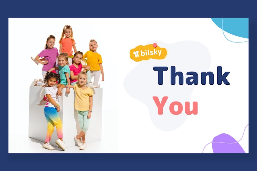 时尚儿童启蒙教育培训keynote模板 - 顶尖PPT