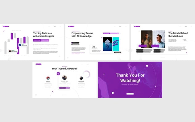 聚焦人工智能发展与演进主题PPT模板 - 顶尖PPT