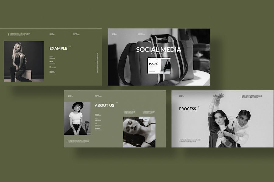 社交媒体营销运营Keynote模板 - 顶尖PPT