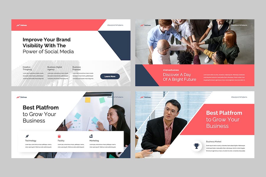 商务企业品牌推介宣传营销展示方案PPT模板 - 顶尖PPT