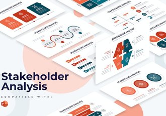 利益相关者分析图形PPT模板 - 顶尖PPT