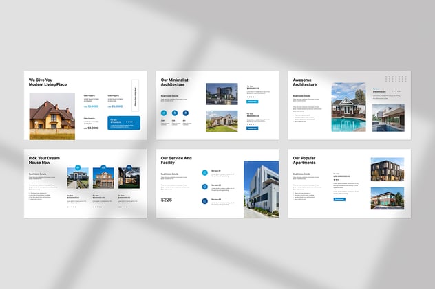 房地产主题keynote模板 - 顶尖PPT