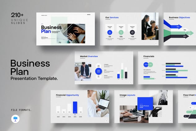 专业商业计划主旨演讲Keynote模板 - 顶尖PPT