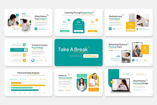 临床心理学研究PPT展示模板 - 顶尖PPT