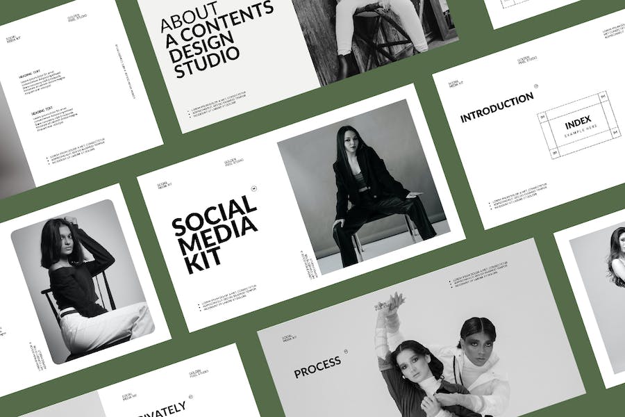 社交媒体营销运营Keynote模板 - 顶尖PPT