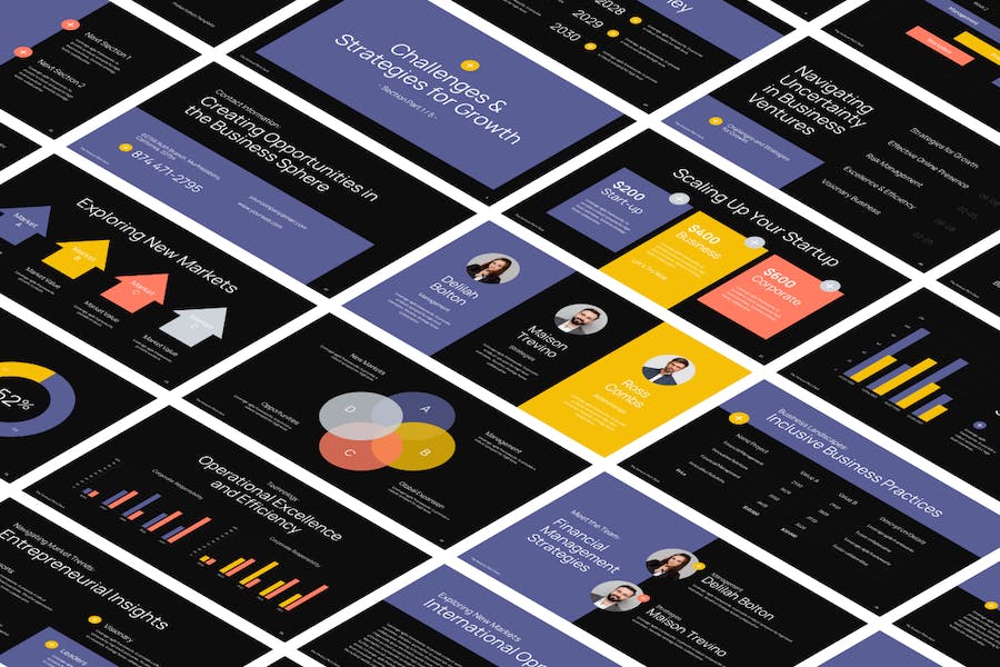 创业融资路演项目计划PPT模板 - 顶尖PPT