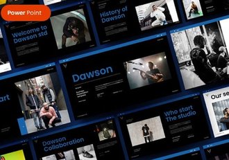 现代商务企业产品服务宣传推广PPT模板 - 顶尖PPT