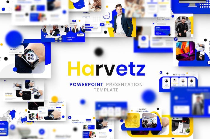 欧美高端微立体圆点商务商业通用PPT模板 - 顶尖PPT