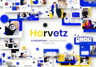 欧美高端微立体圆点商务商业通用PPT模板 - 顶尖PPT