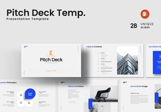 融资路演项目推介商业欧美风格PPT模板 - 顶尖PPT
