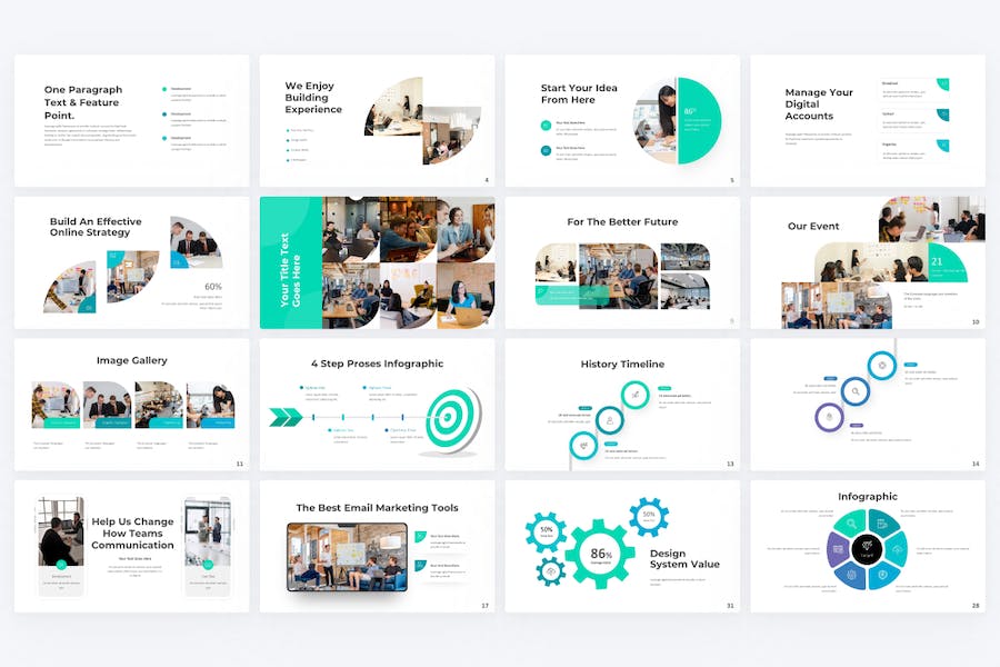 简约大气商务合作商业计划团队介绍通用keynote模板 - 顶尖PPT