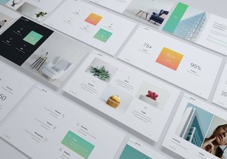 极简风格文艺唯美商务通用国外PPT模板 - 顶尖PPT