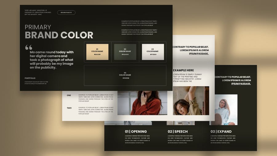 高级品牌指导方针Keynote主题演讲 - 顶尖PPT