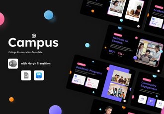 黑色系论文学术答辩keynote模板 - 顶尖PPT