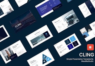 简约商业风格团队公司介绍PPT模板 - 顶尖PPT