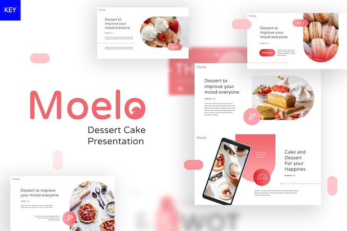 糕点甜品竞品分析keynote模板 - 顶尖PPT