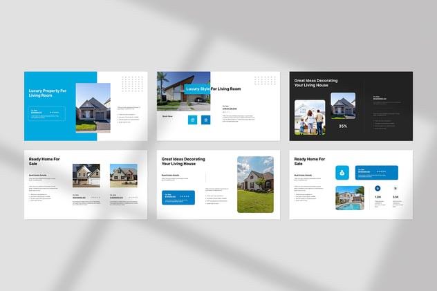 房地产主题keynote模板 - 顶尖PPT