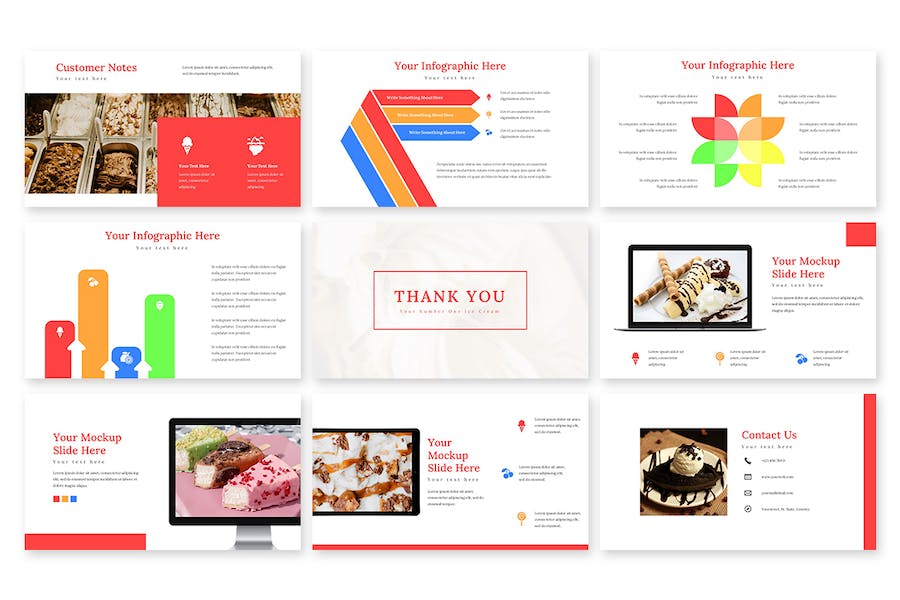 活力风格展示PPT模板 - 顶尖PPT