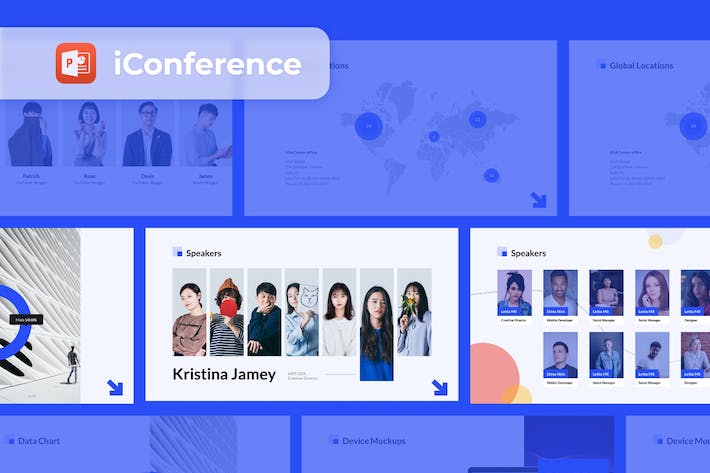 商务展会发布会项目会议PPT模板 - 顶尖PPT