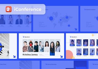 商务展会发布会项目会议PPT模板 - 顶尖PPT