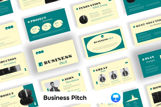 商业宣传平台企业介绍keynote模板 - 顶尖PPT