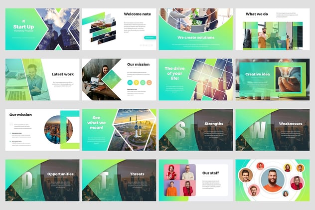 营销动画信息图形PPT模板 - 顶尖PPT