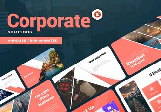 企业清洁解决方案动画PPT模板 - 顶尖PPT