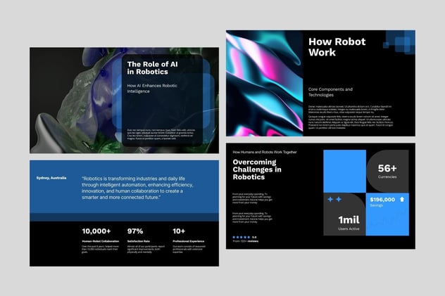 人工智能和AI机器人PPT模板 - 顶尖PPT