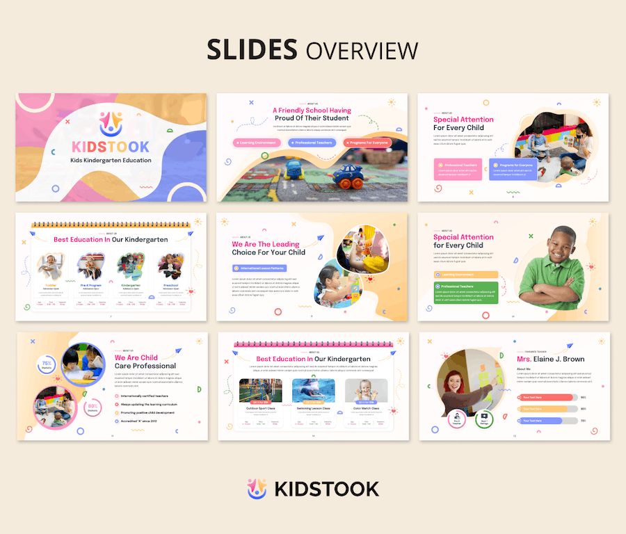 儿童幼儿园早教培训课程PPT模板 Retry - 顶尖PPT