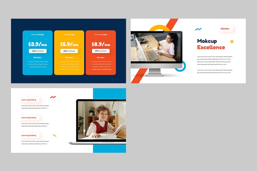 儿童教育培训课程教学Keynote模板 - 顶尖PPT