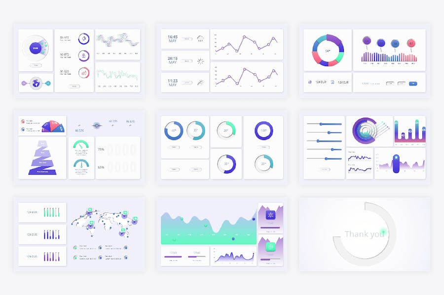 项目管理KPI绩效指标数据监控PPT模板 - 顶尖PPT