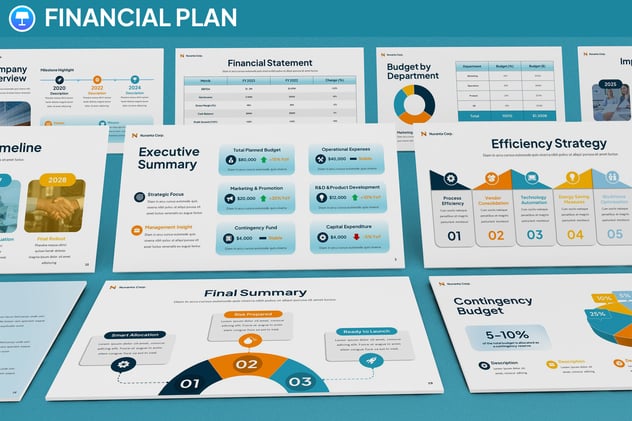 财务规划投资理财方案keynote模板 - 顶尖PPT
