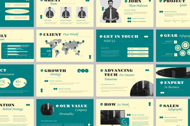 商业宣传平台企业介绍keynote模板 - 顶尖PPT