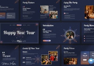 新年活动主题keynote模板 - 顶尖PPT