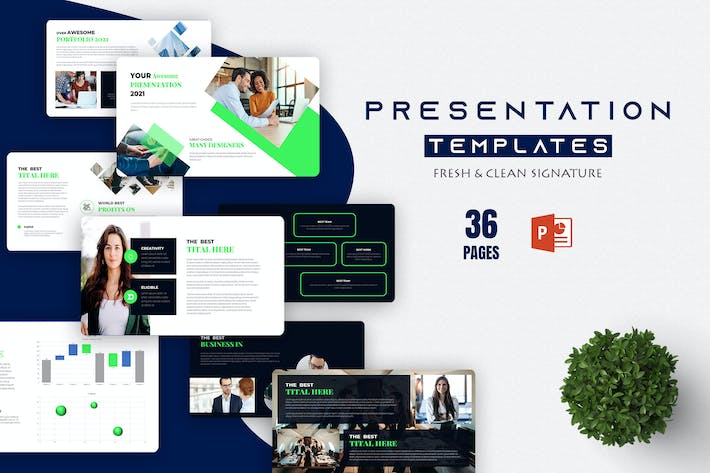 欧美风企业介绍商务商业PPT模板 - 顶尖PPT