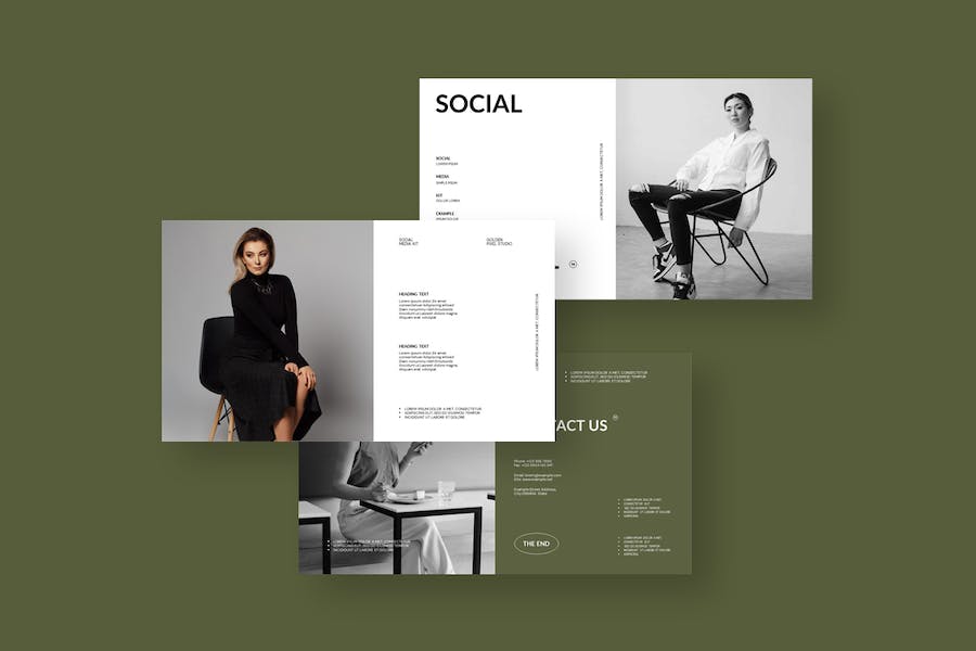 社交媒体营销运营Keynote模板 - 顶尖PPT