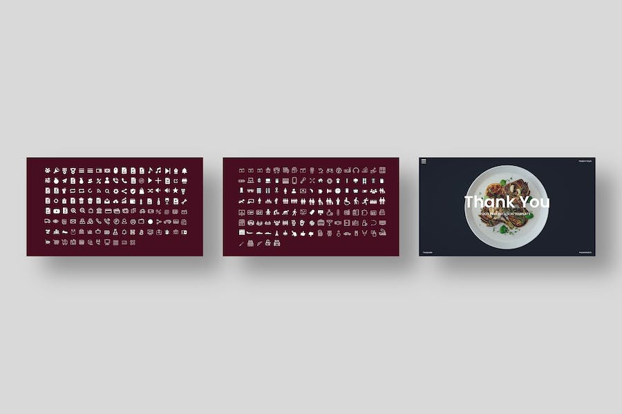 餐饮美食品安全keynote模板 - 顶尖PPT