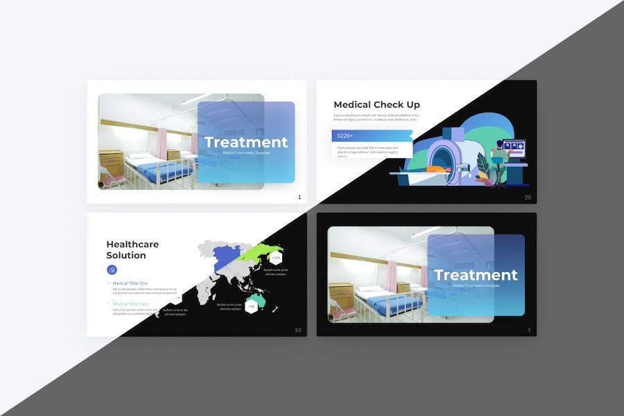 医学治疗医疗研究keynote模板 - 顶尖PPT